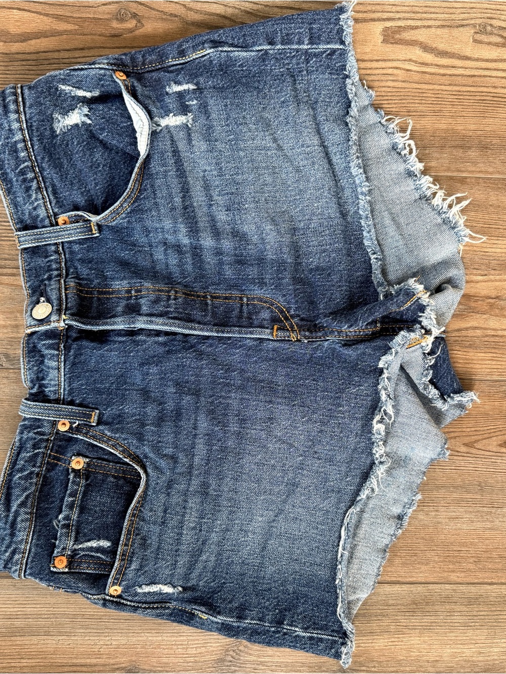 Levi's Mixed Blue Denim Cutoff Shorts Bundle - Women - Picture 9 of 11
